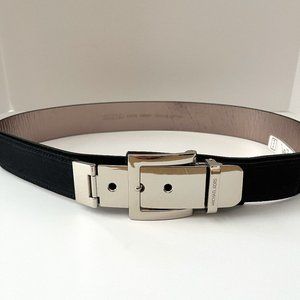 ❤️❤️ NEW ❤️❤️ Michael Michael Kors❤️ LIMITED EDITION Black Leather Suede Belt …
